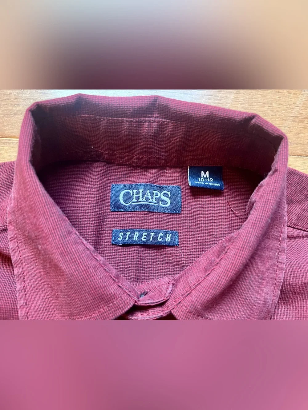 Boy’s Chaps Long Sleeve Button Down Top